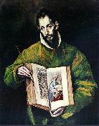 El Greco Lukas als Maler oil painting on canvas